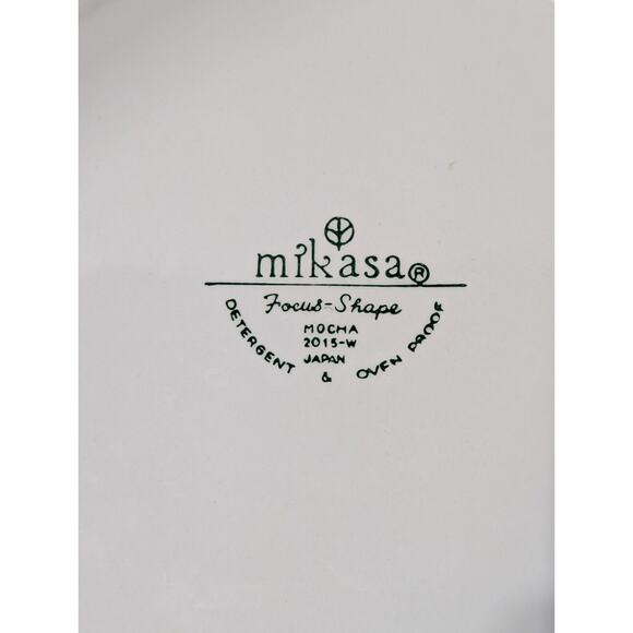 Mikasa MOCHA Chop Plate Round Serving Platter Focus Shape 2015-W Japan - Picture 5 of 5